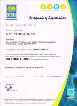 ISO Certificate